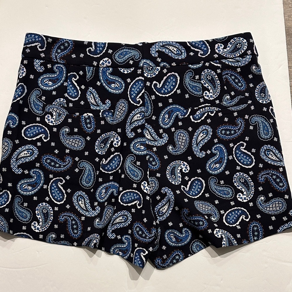 Stella McCartney Blue Paisley Women's Shorts 30” - Picture 8 of 10